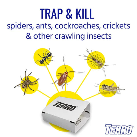 TERRO® Spider & Insect Trap 10-Pack