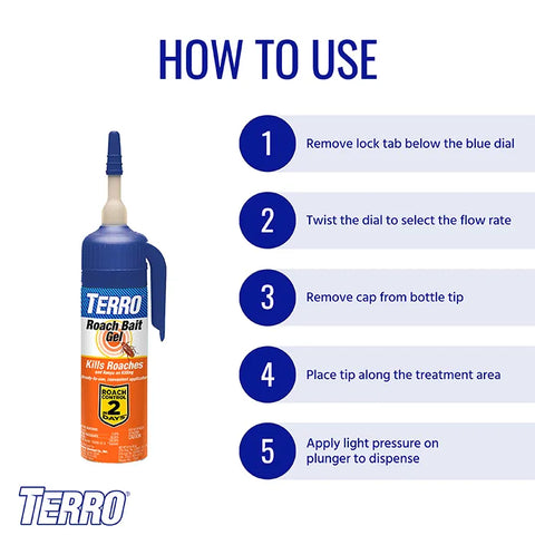 TERRO Roach Bait Gel